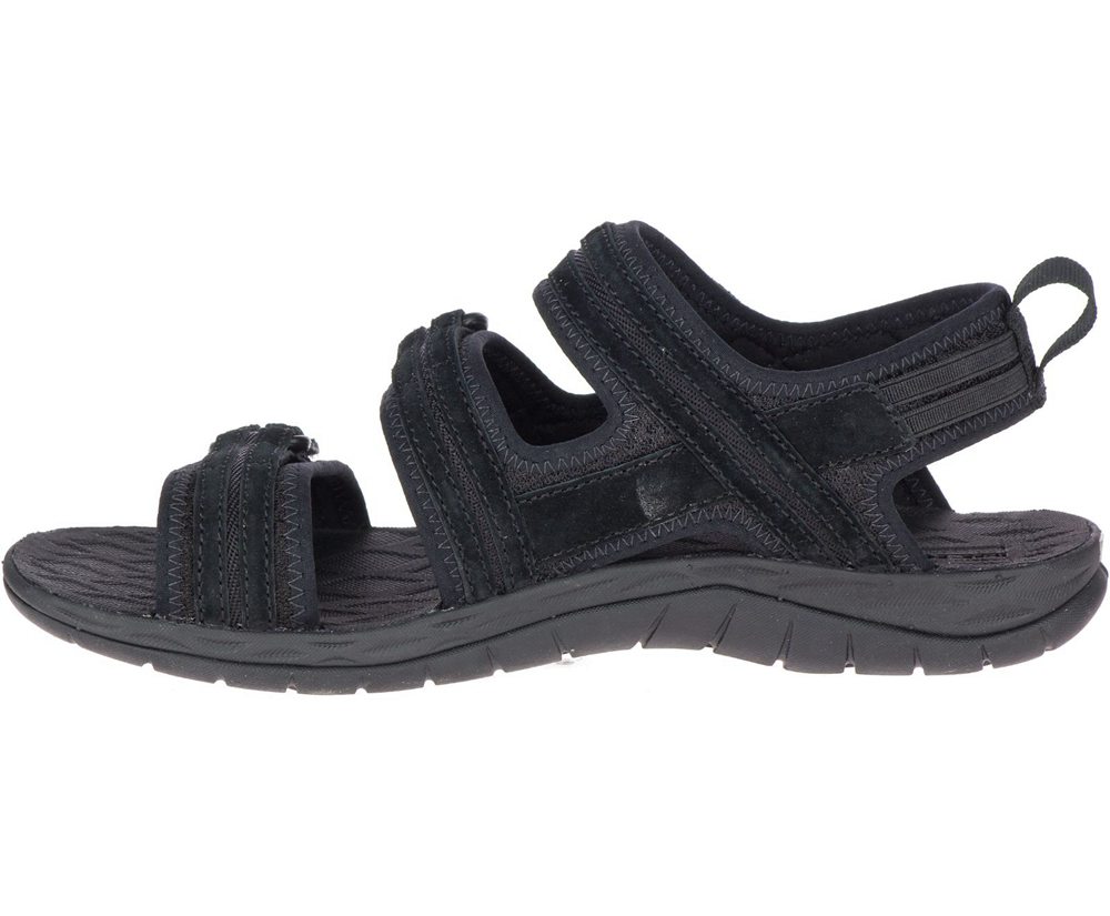 Merrell Sandals Black - Siren 2 Strap - Womens 42QVNLKIE